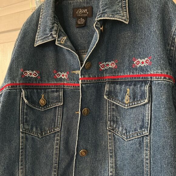 Agapo VIntage Denim Jacket - Size XL - Picture 4 of 8